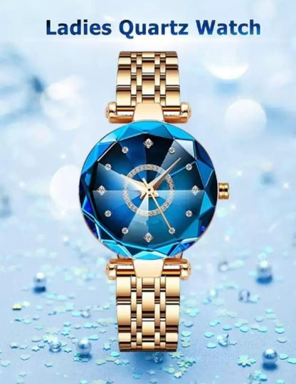 Women’s Beautiful Diamond-Shape Watch