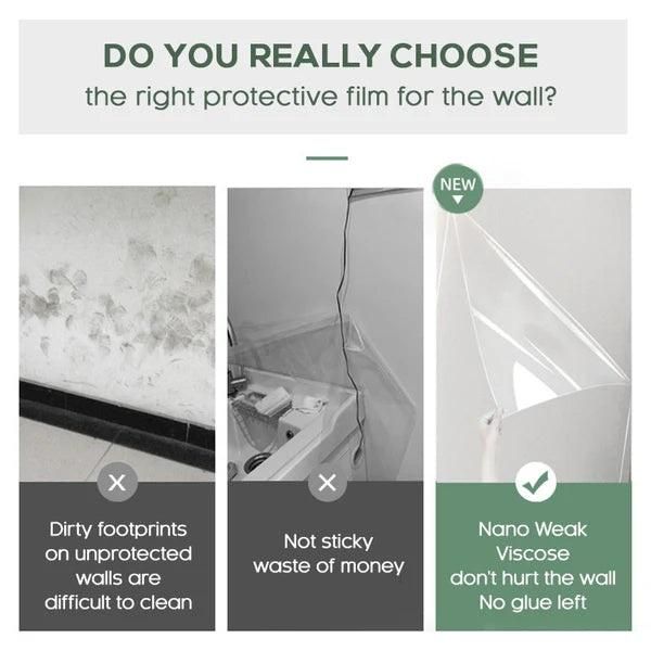 Transparent Self-Adhesive Electrostatic Wall Protection Film