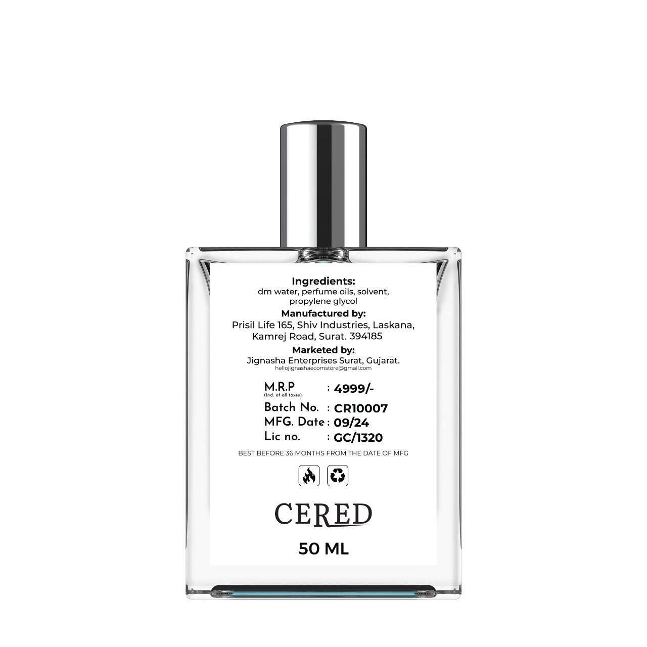 CERED Aventus Perfume – 50ml
