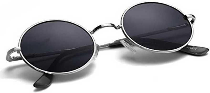 Unisex Black Lenses Sunglasses – Metal Frame