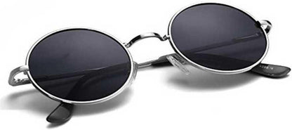 Unisex Black Lenses Sunglasses – Metal Frame