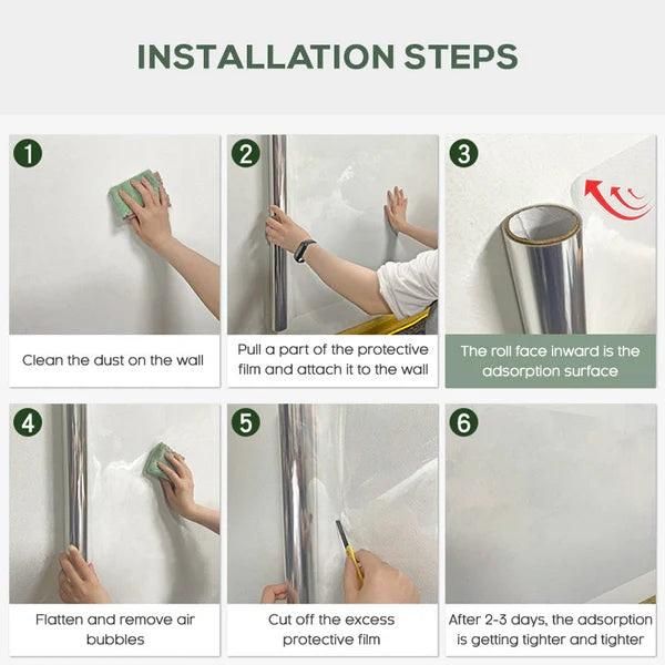 Transparent Self-Adhesive Electrostatic Wall Protection Film