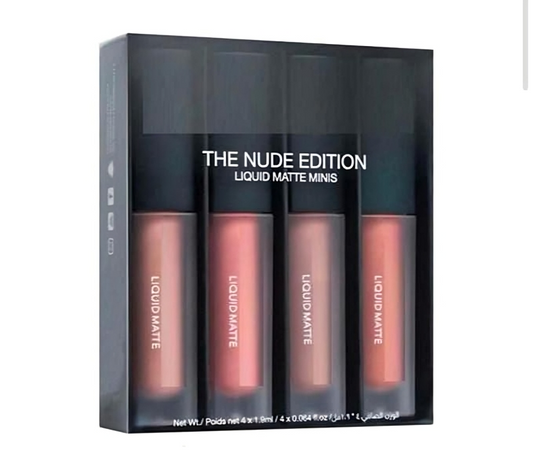 Nude Red Edition Liquid Lipstick – Set of 4 (16ml)