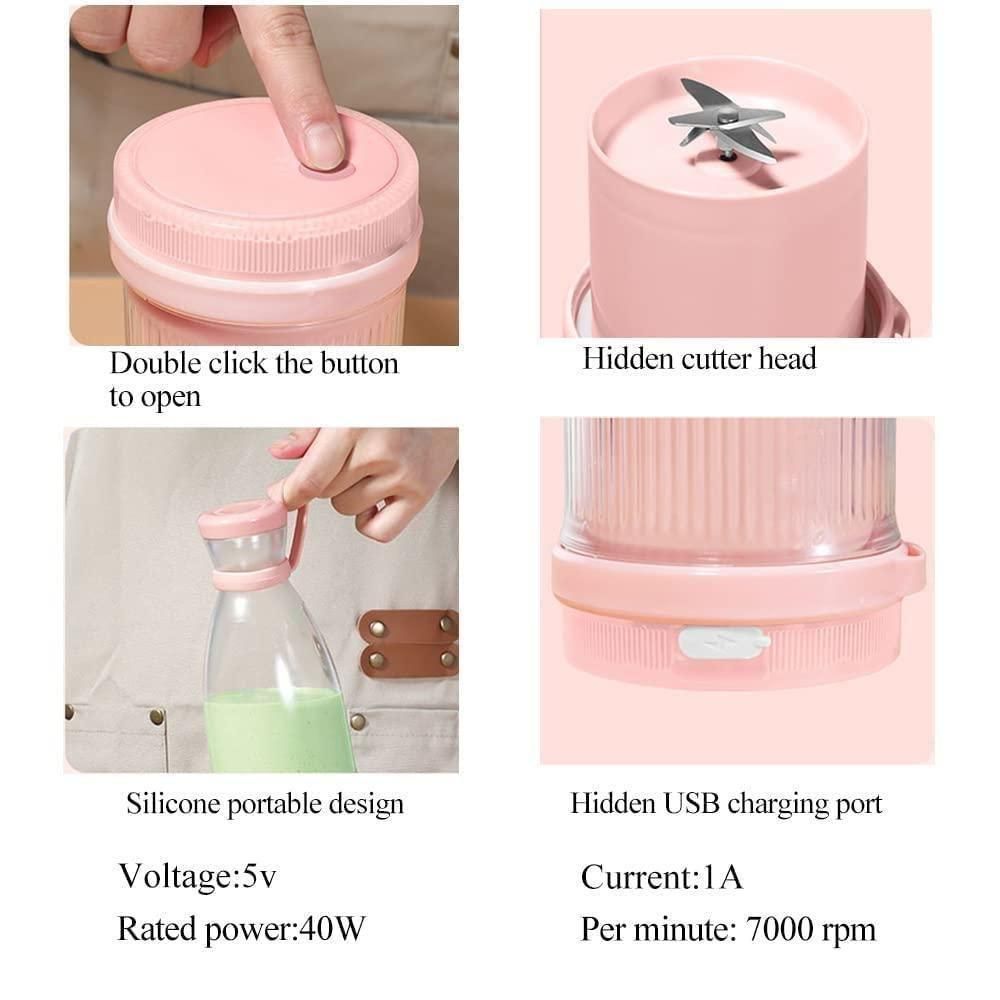 Portable Electric Juicer Bottle – Mini & Rechargeable