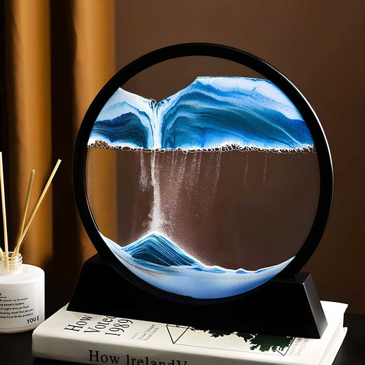 Relaxing Kinetic Sandscape Art – Table & Desk Décor
